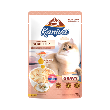 Kaniva Tuna & Scallop in Gravy Pouch
